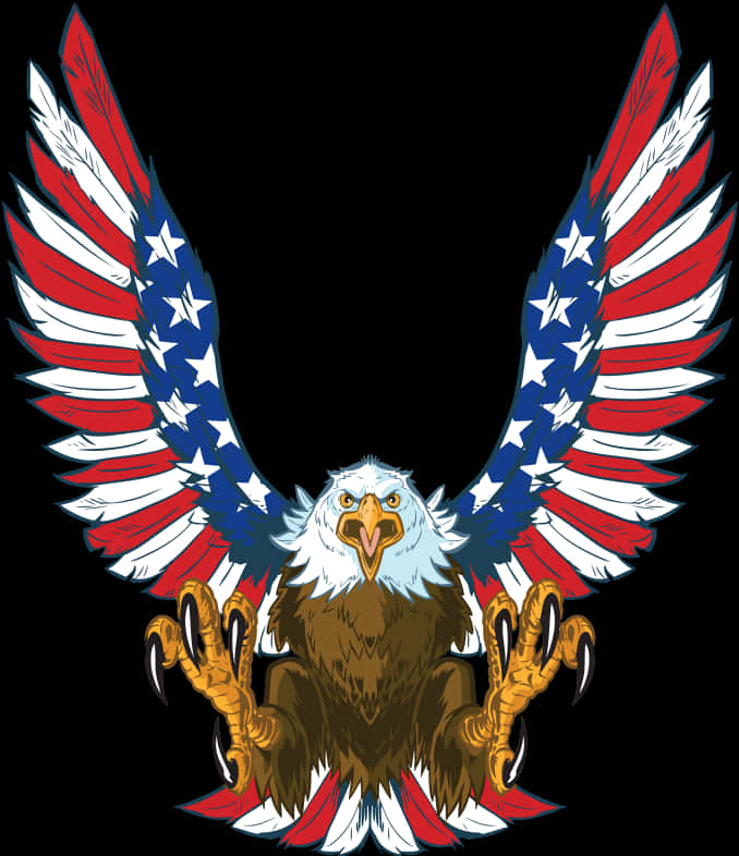 Download American Eagle Patriotic Symbol | Wallpapers.com
