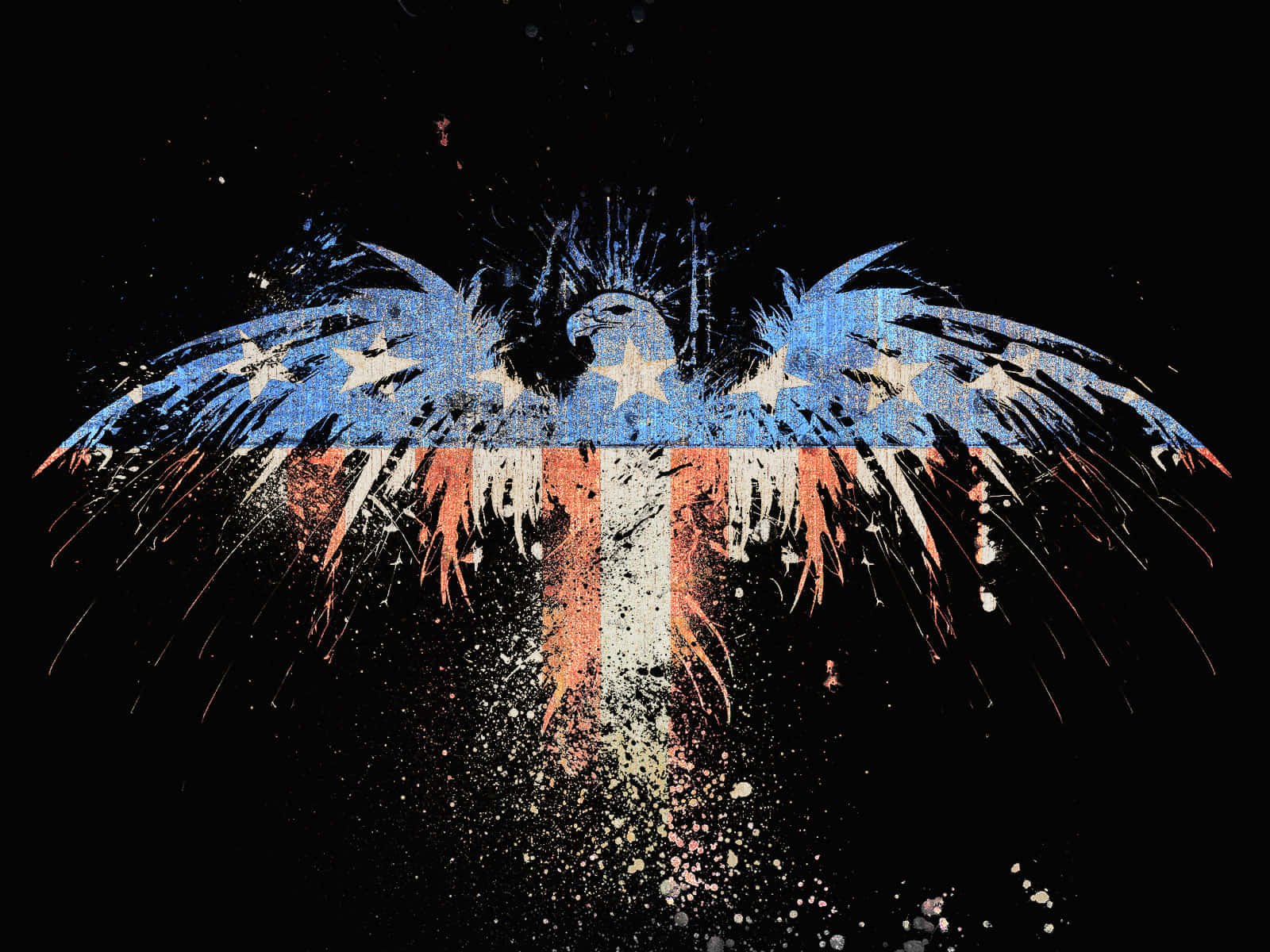 Gør dig klar til at sprede dine vinger med Amerikansk Ørn Tapet! Wallpaper