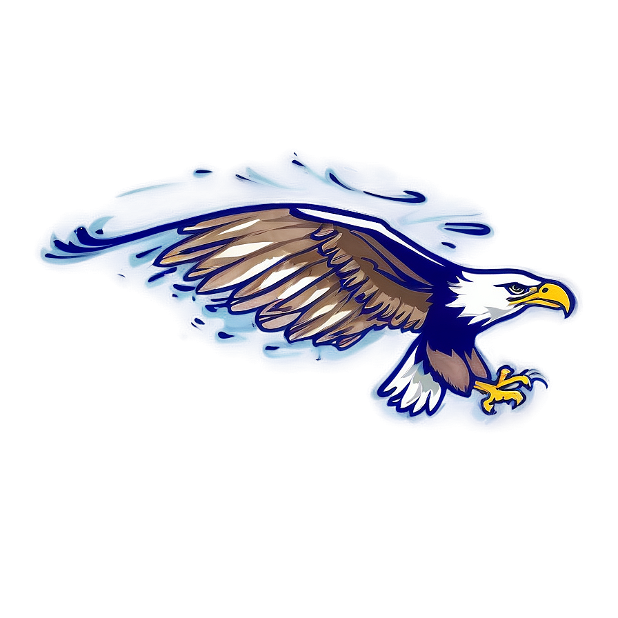 American Eagle Sketch Png 06122024 PNG