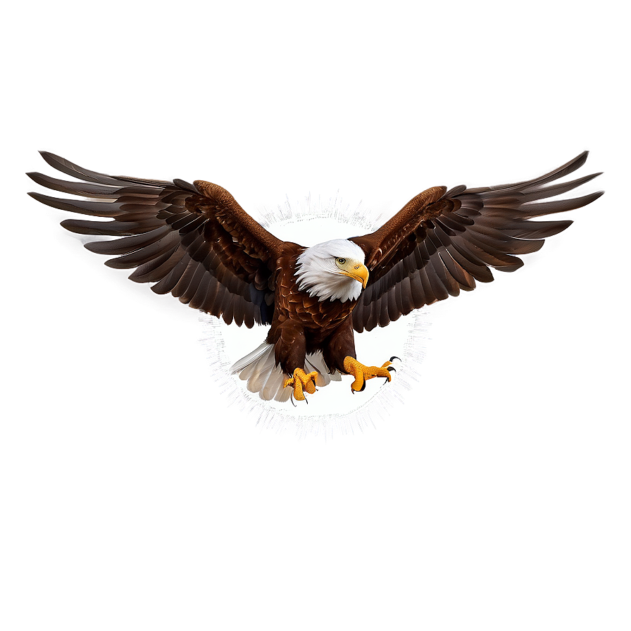 American Eagle With Sun Background Png 06122024 PNG