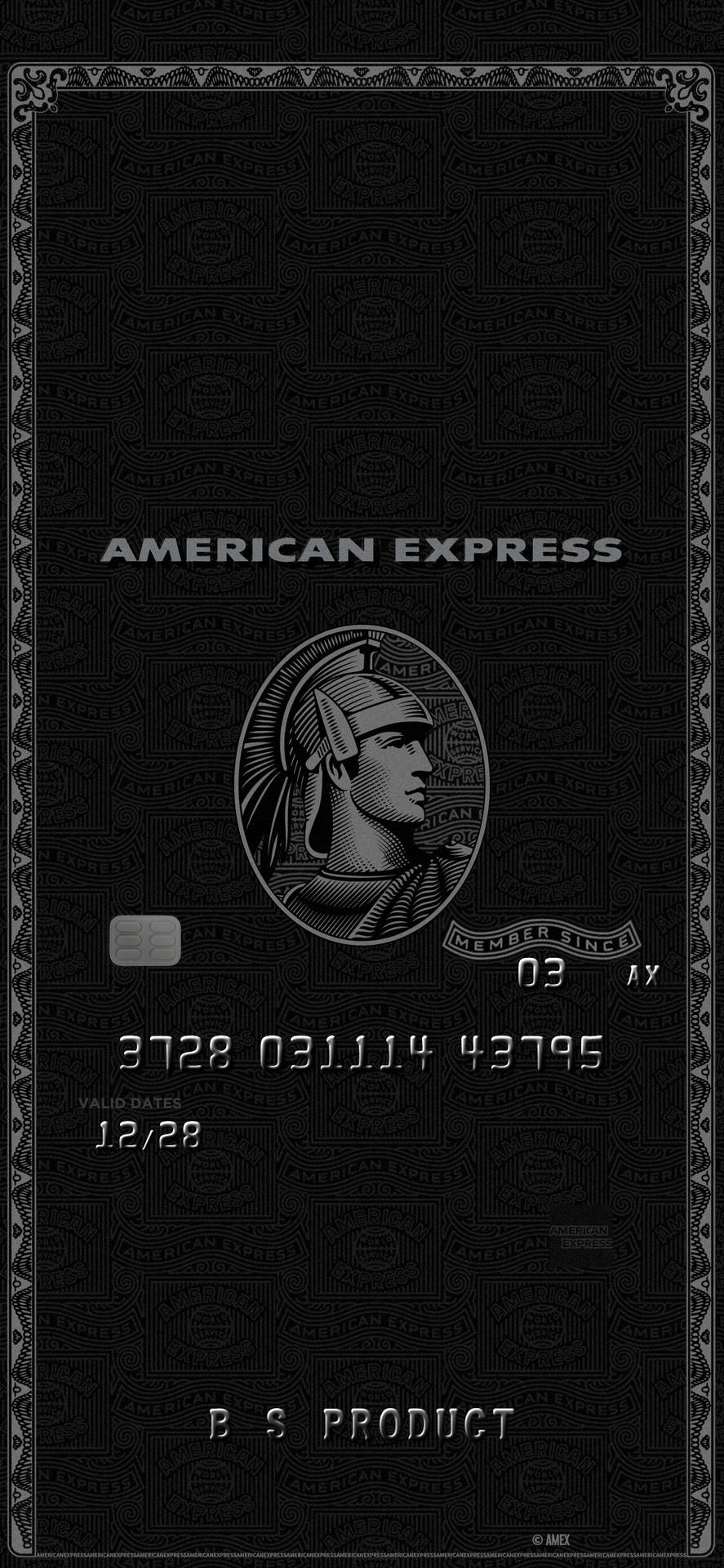 American Express Black Centurion Wallpaper