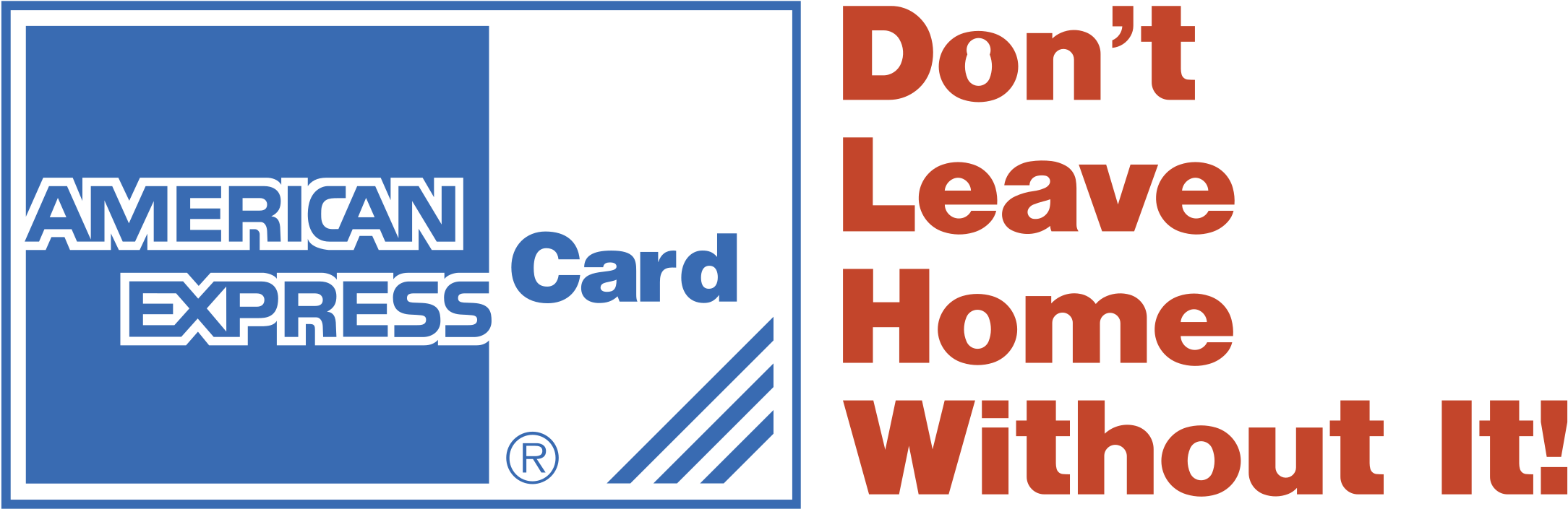 American Express Card Slogan PNG