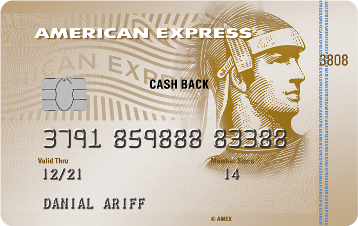 American Express Cash Back Card PNG