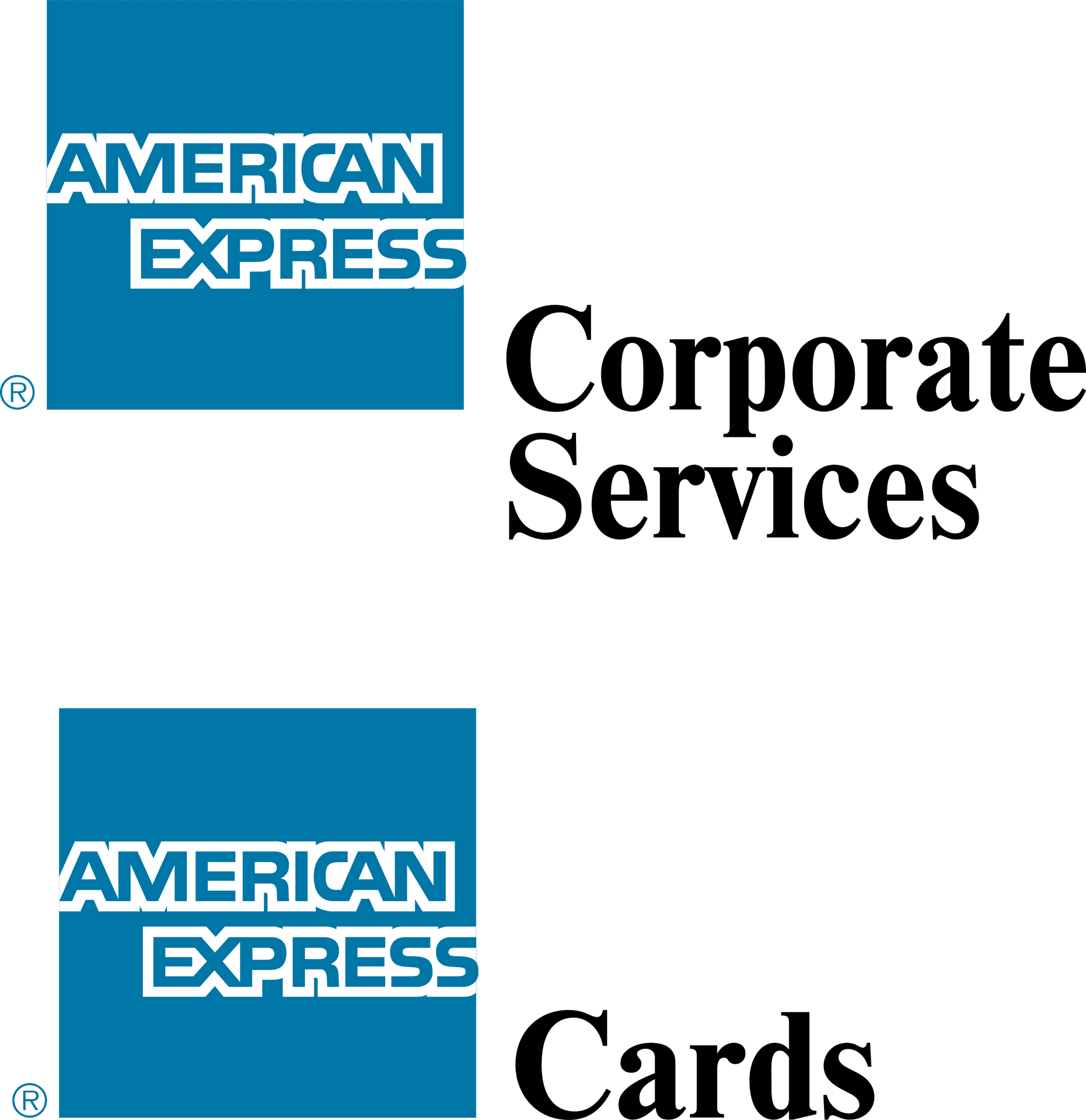 American Express Corporate Servicesand Cards PNG