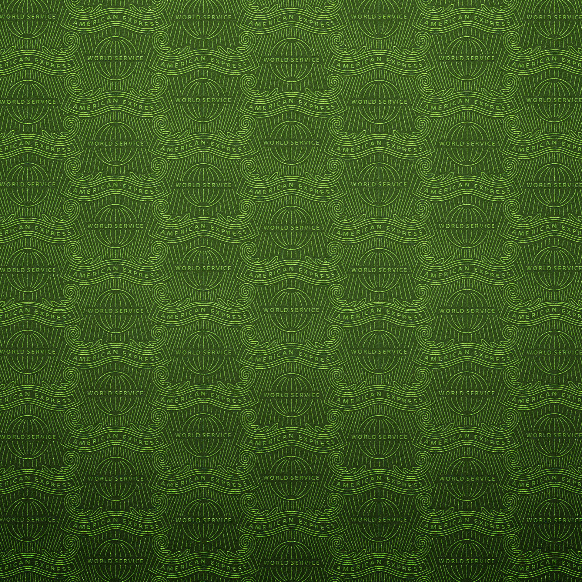 American Express Green Pattern Wallpaper
