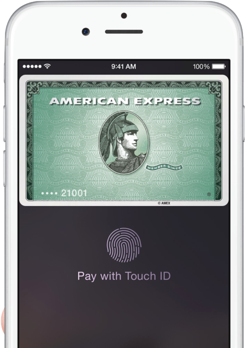 American Express Mobile Payment Touch I D PNG