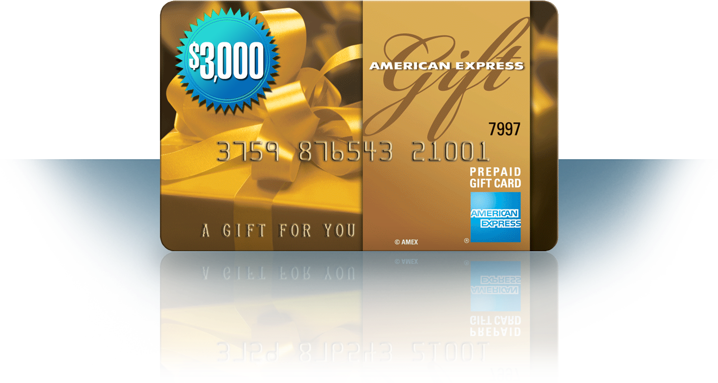 American Express Prepaid Gift Card PNG