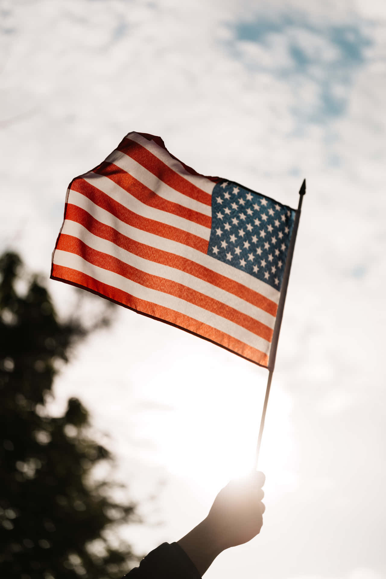 US flag Black and turquoise tinted background Dark patriotic phone  wallpaper Inverted stars and stripes Flag deployed incorrectly Stock  Photo  Adobe Stock