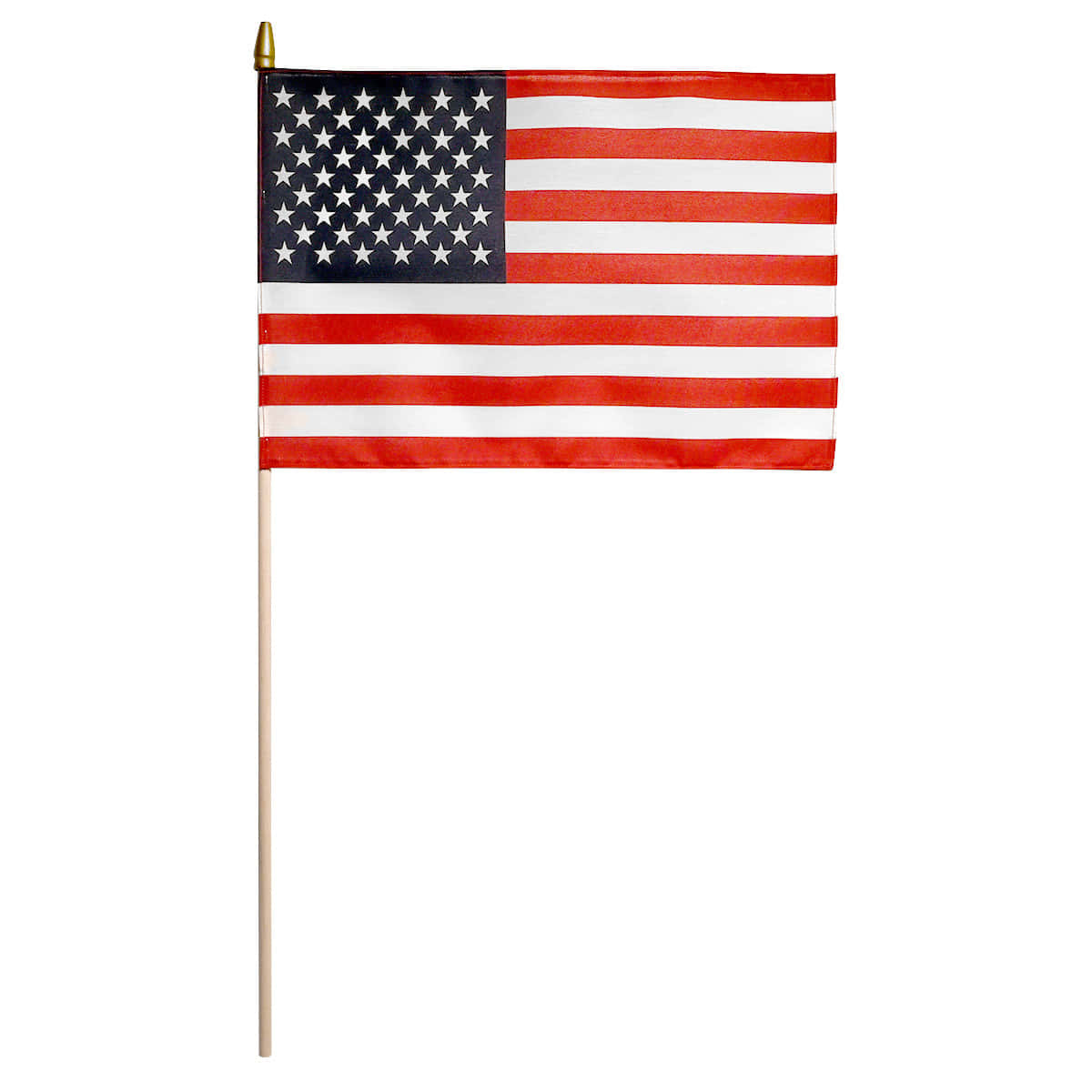 Waving American Flag in the Wind