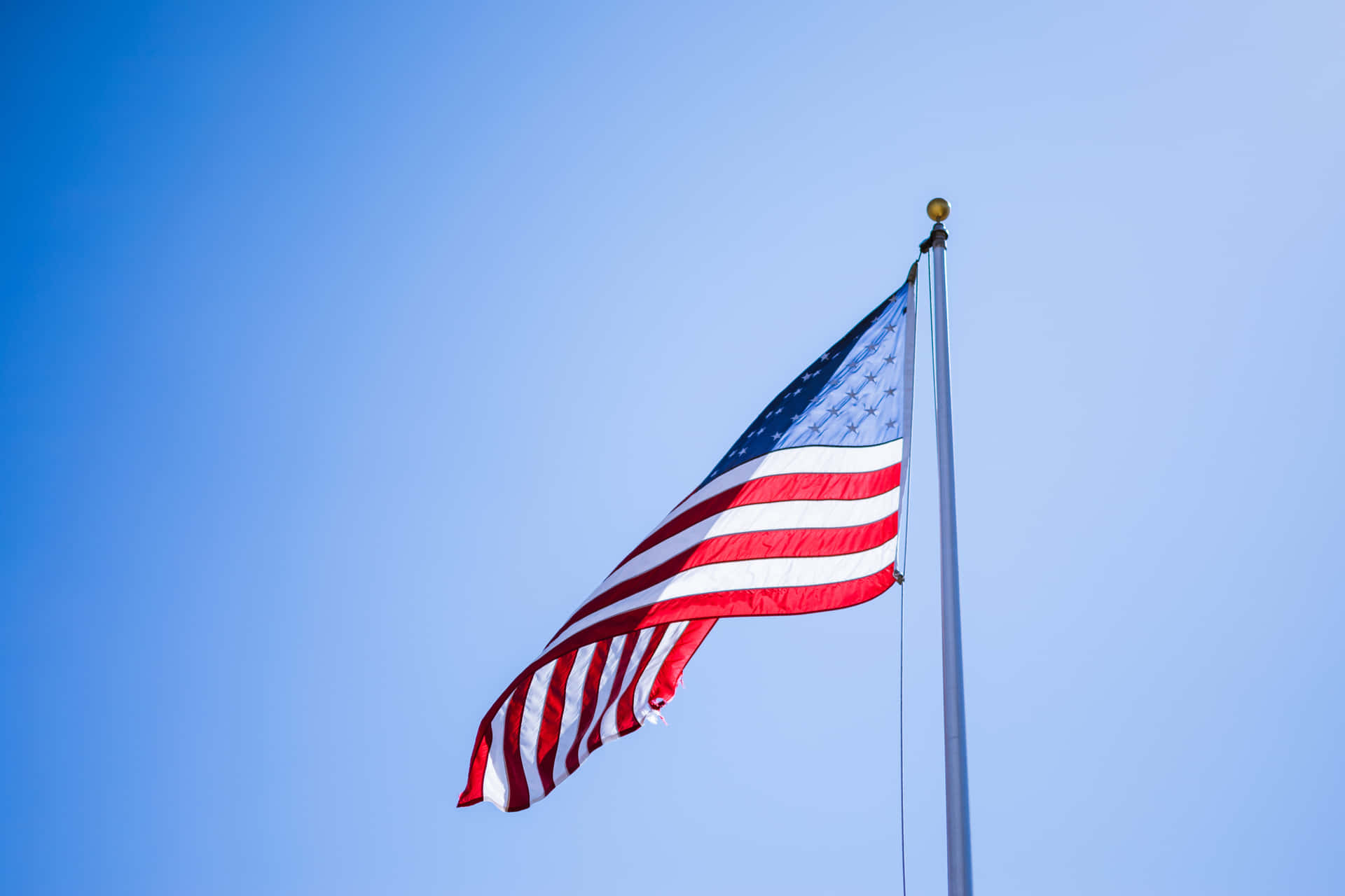 Enskarp, Karakteristisk Og Ikonisk Amerikansk Flag.