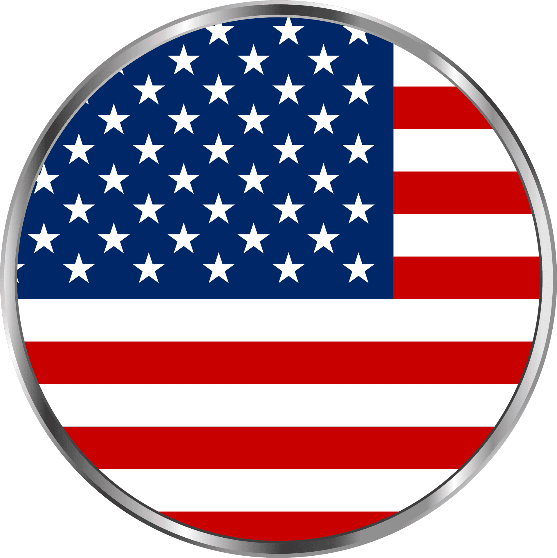 American Flag Button PNG