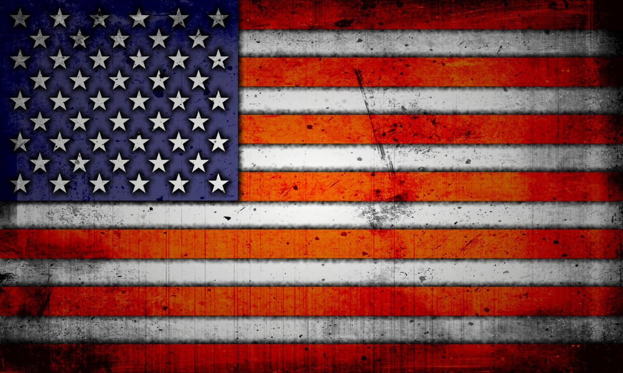 The Stars and Stripes of the United States of America Wallpaper