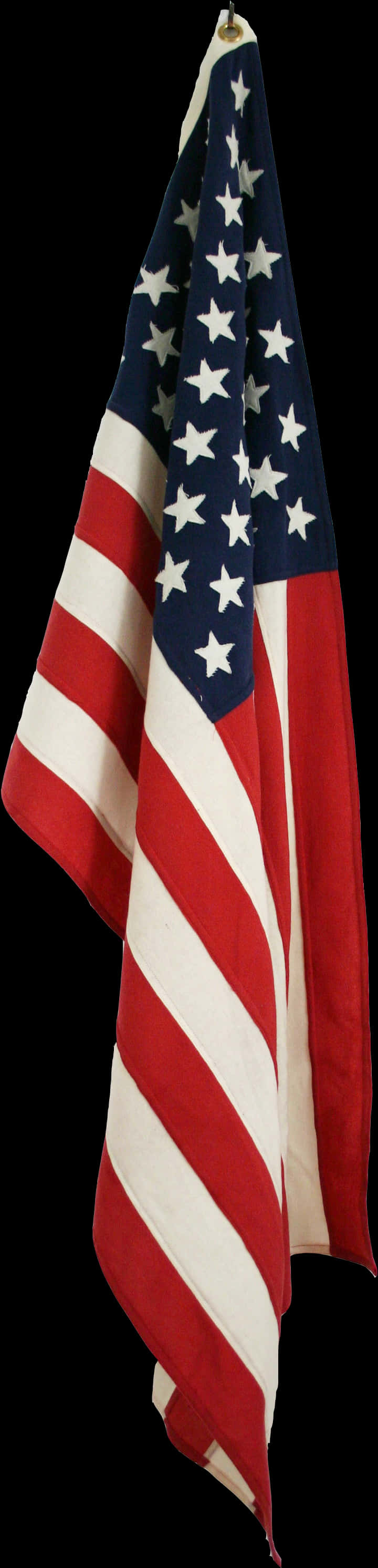 American Flag Draped Folded PNG