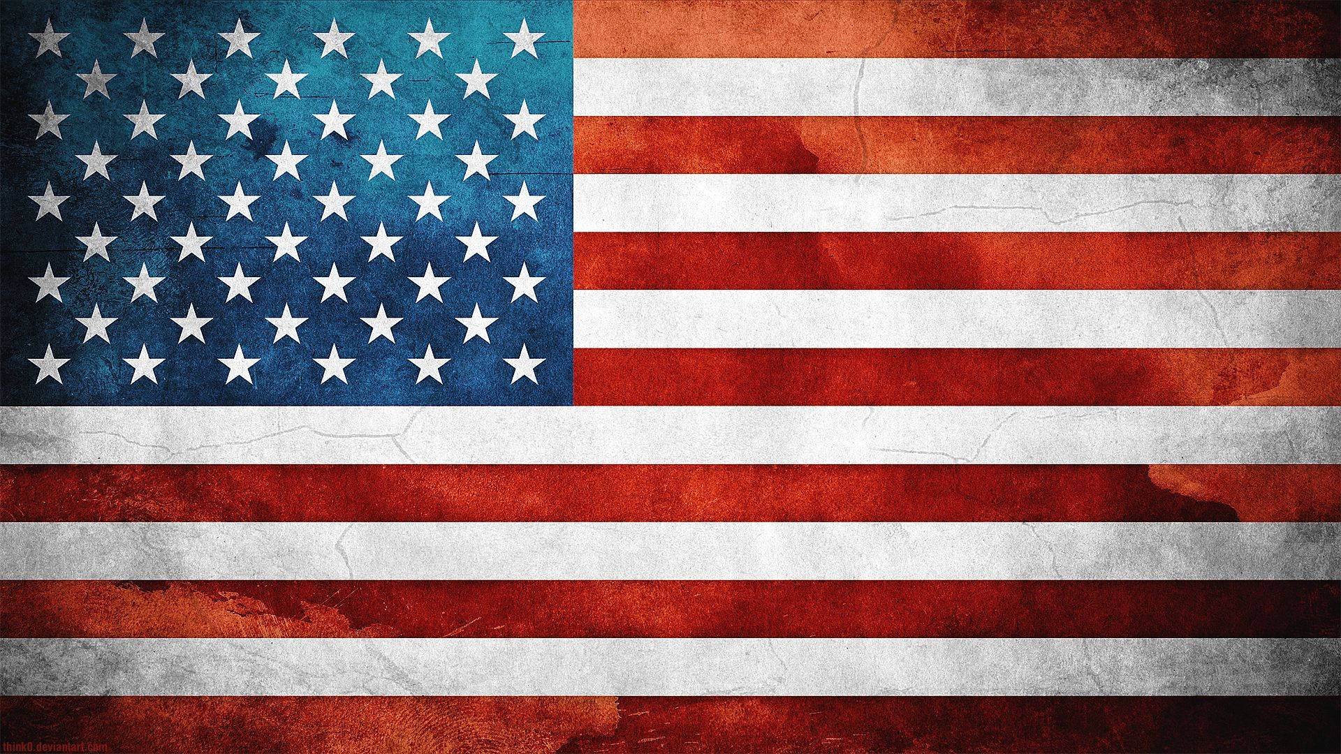 Waving Stars and Stripes, the Iconic Symbol of America. Wallpaper