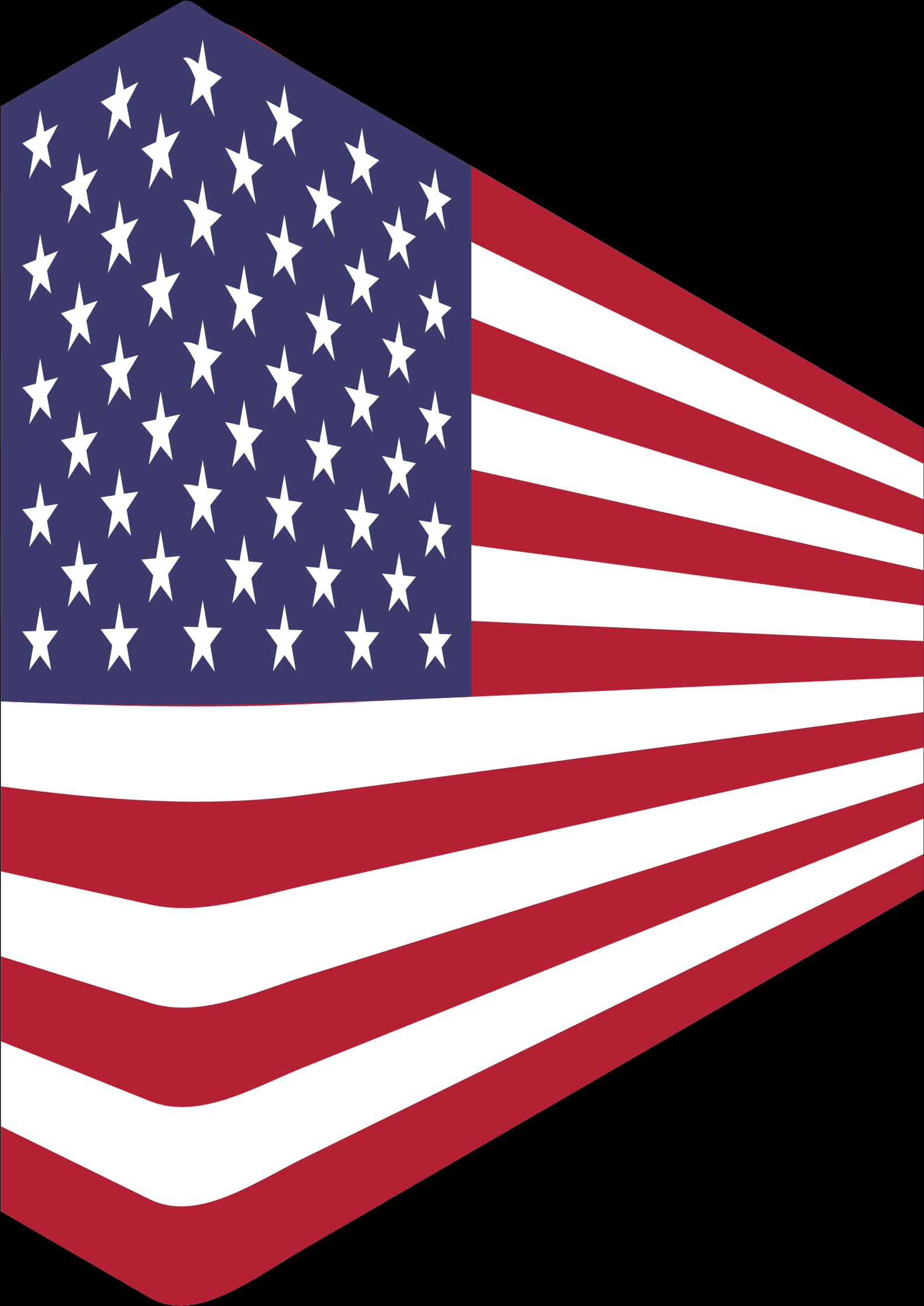 American Flag Graphic PNG