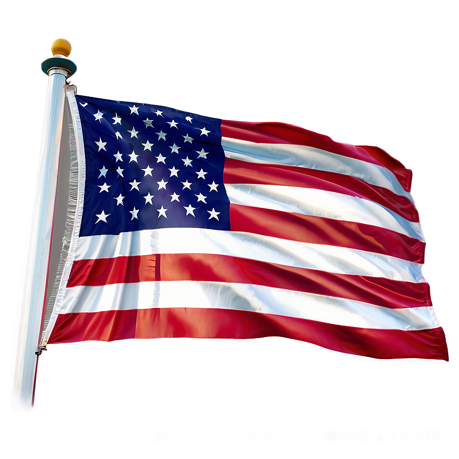 American Flag In The Wind Png Clipart 56 PNG