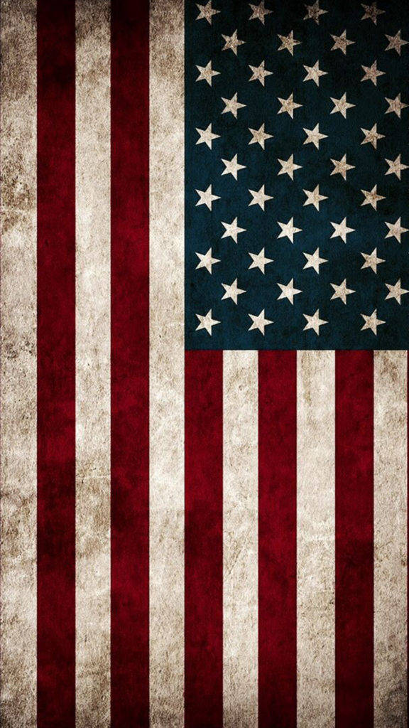 American Flag Iphone Dirty And Vintage Wallpaper