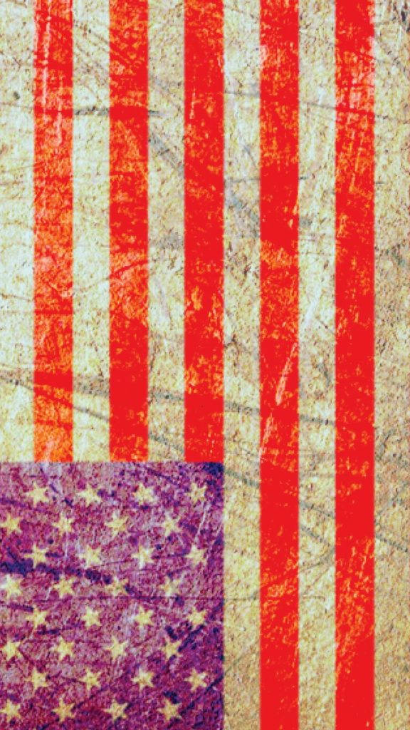 American Flag Iphone Vintage And Tattered Wallpaper