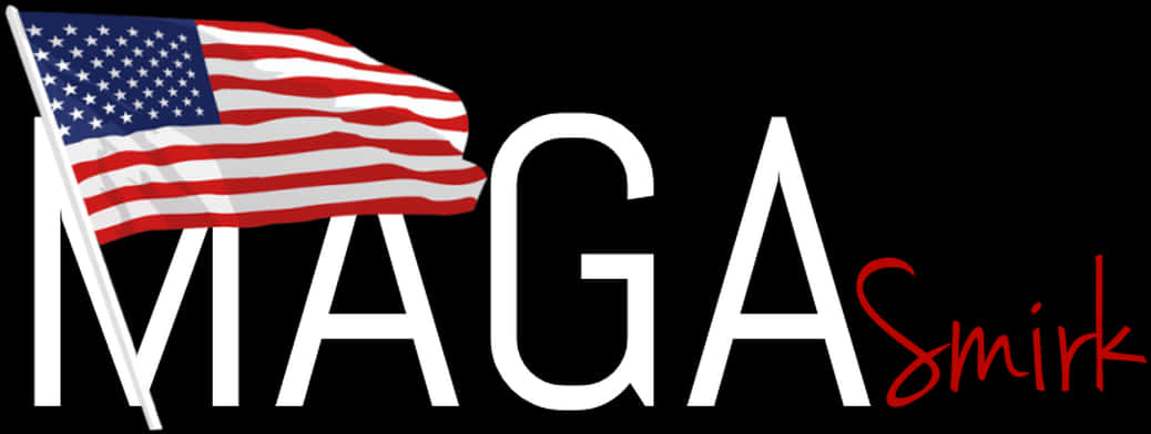 American Flag M A G A Graphic PNG