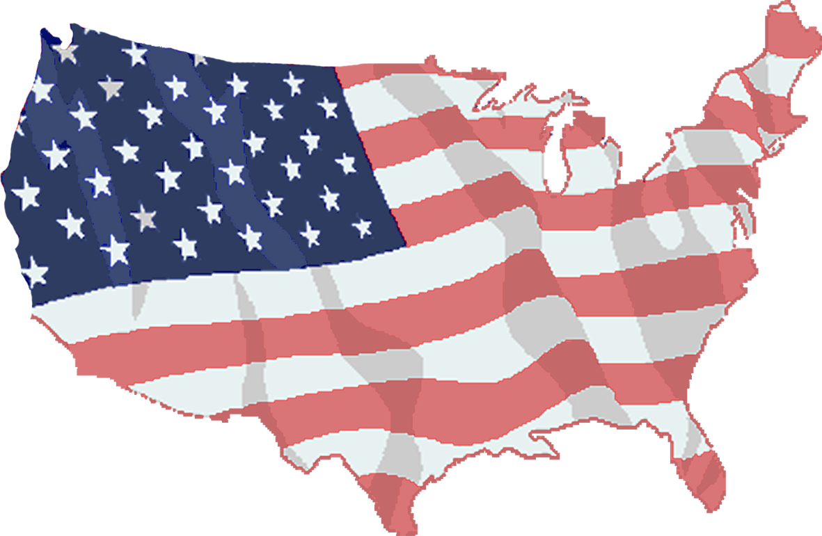 Download American Flag Map Graphic | Wallpapers.com