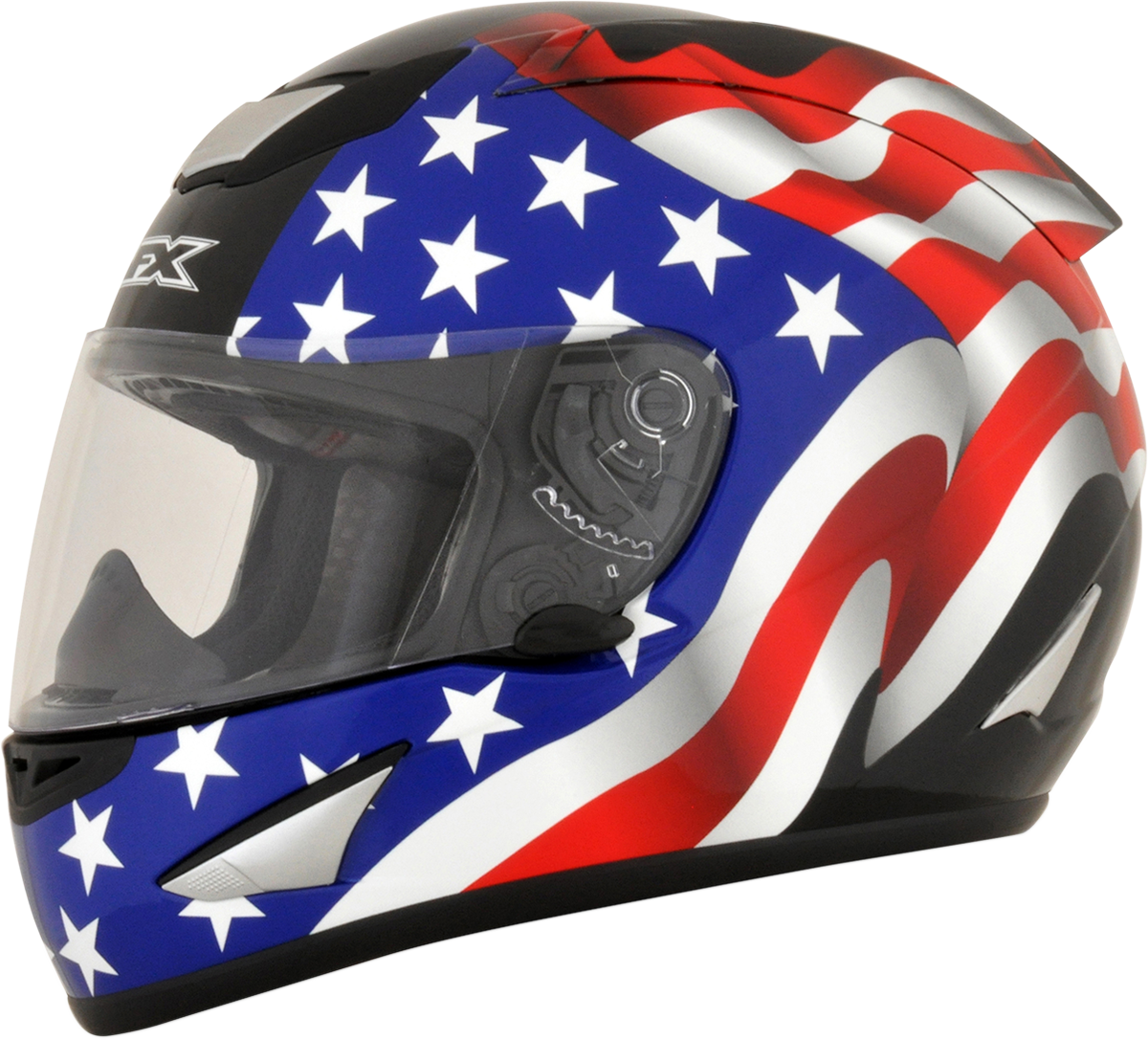 American Flag Motorcycle Helmet PNG