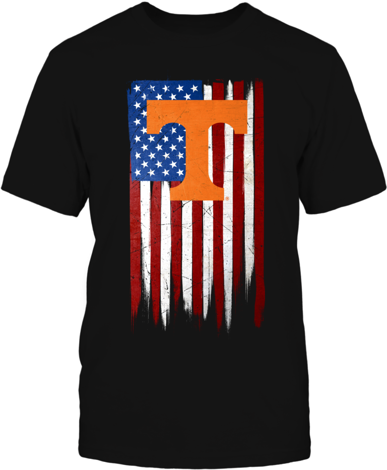 Download American Flag Paint Drip Shirt | Wallpapers.com