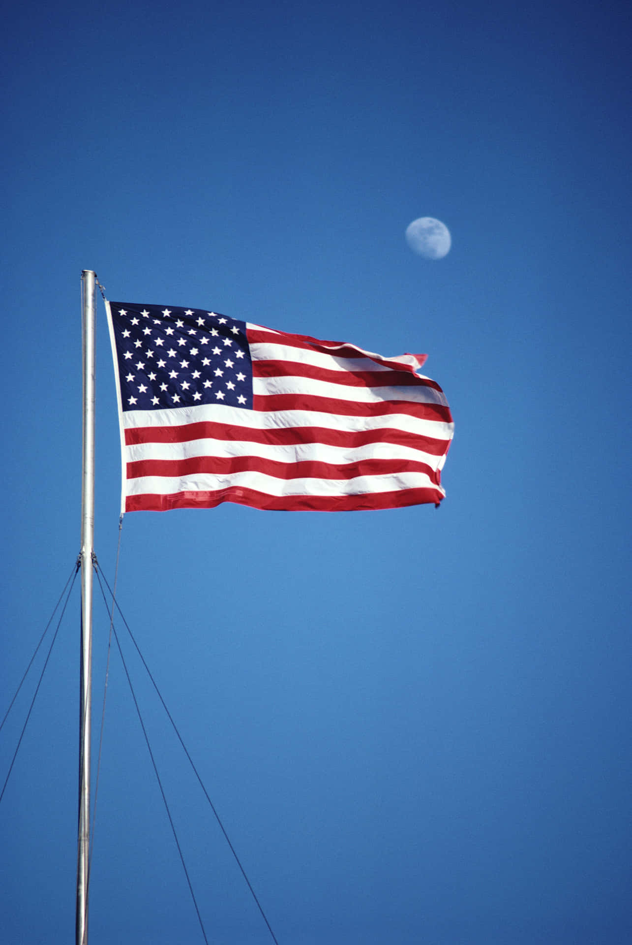 Zeigensie Ihre Patriotismus Mit Einer Amerikanischen Flagge
