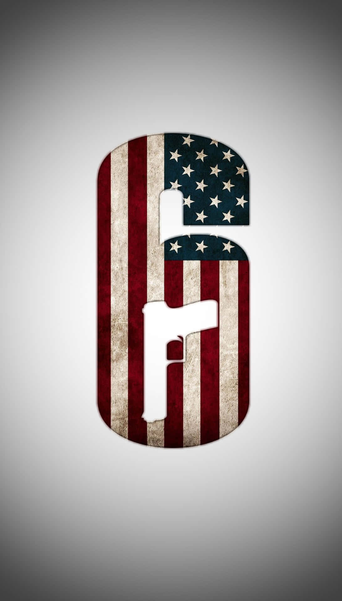 American Flag R6 Logo Wallpaper