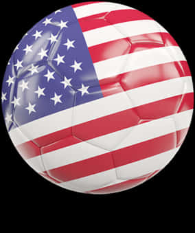 American Flag Soccer Ball PNG