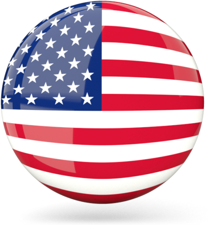 American Flag Sphere Graphic PNG