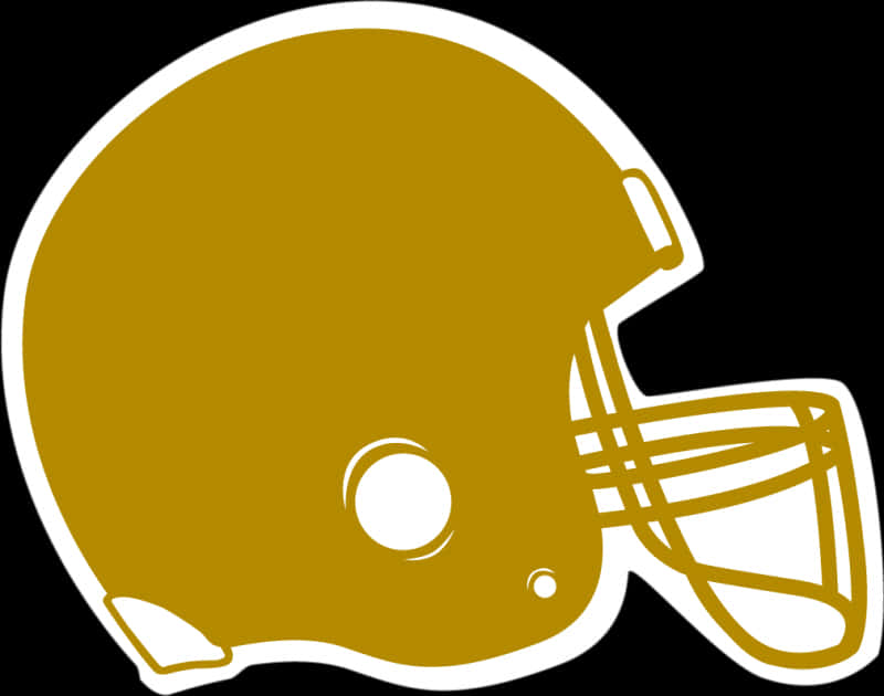 American Football Helmet Graphic PNG