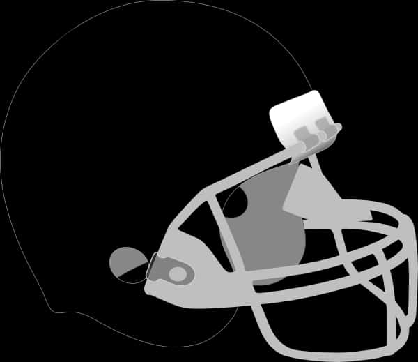 American Football Helmet Silhouette PNG