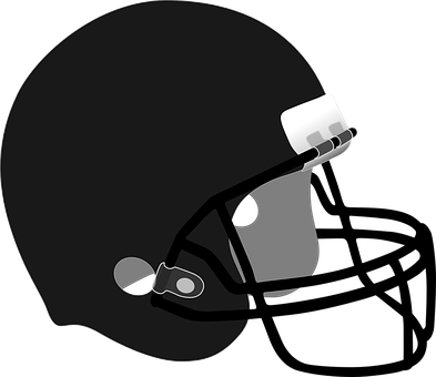 American Football Helmet Silhouette PNG