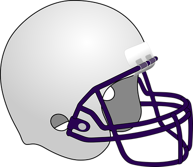 American Football Helmet Vector PNG