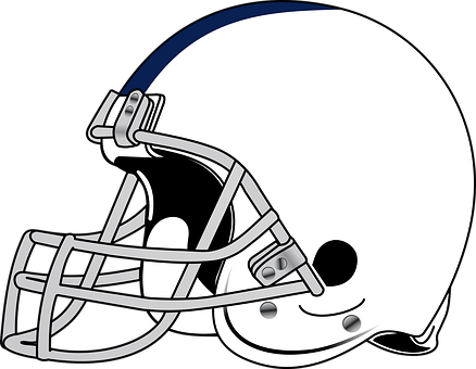 American Football Helmet Vector PNG