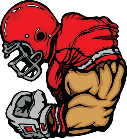 American Football Helmetand Gloves Illustration PNG