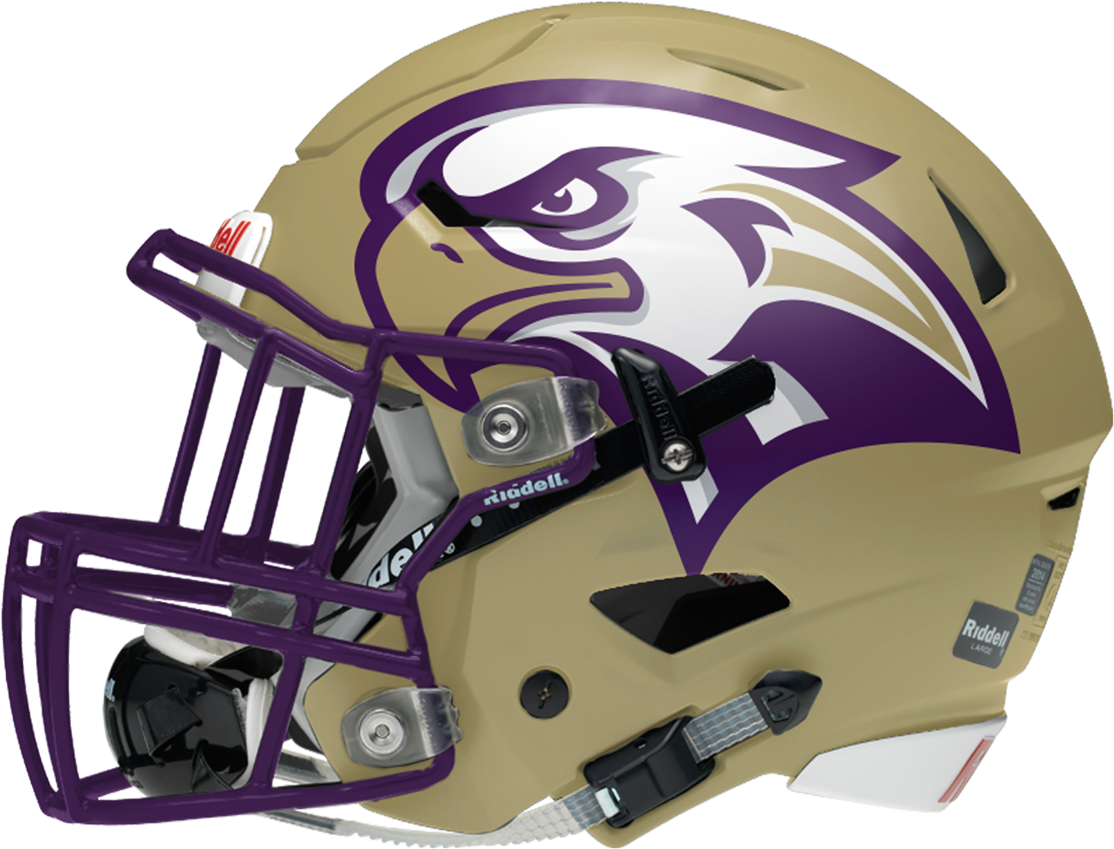 American Football Helmetwith Eagle Design PNG