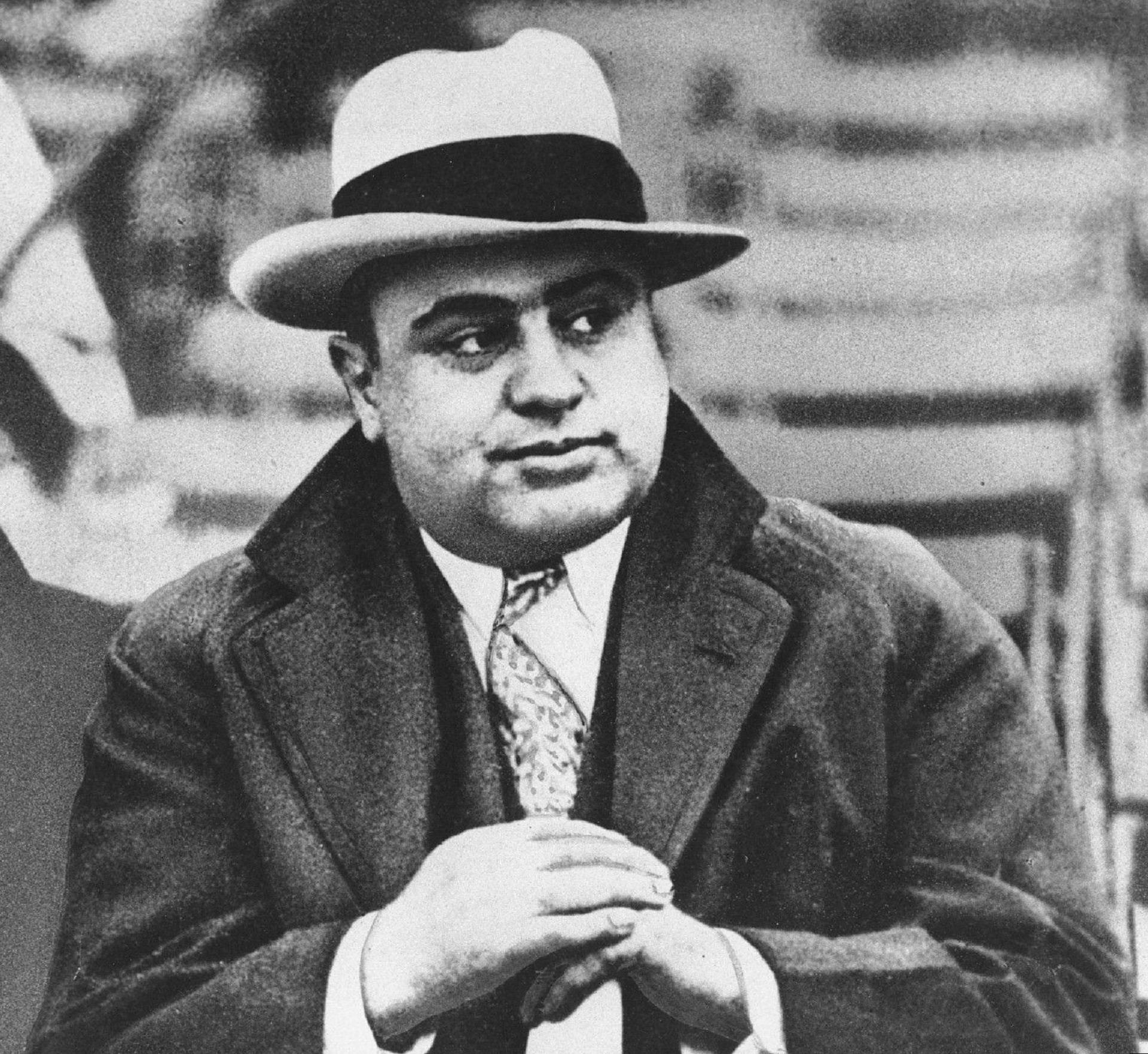 The Notorious American Gangster - Al Capone Wallpaper
