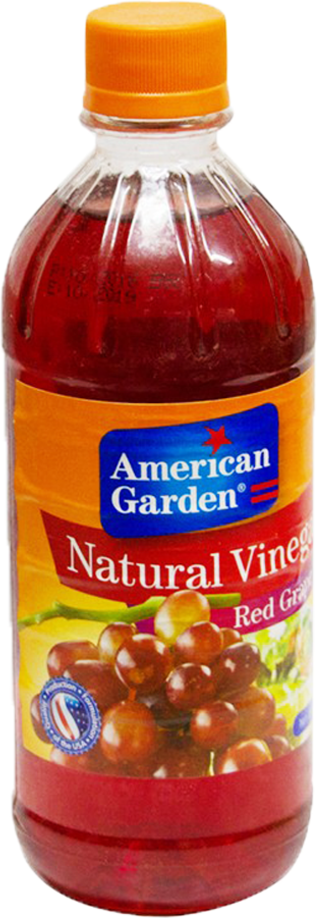 American Garden Red Grape Vinegar Bottle PNG