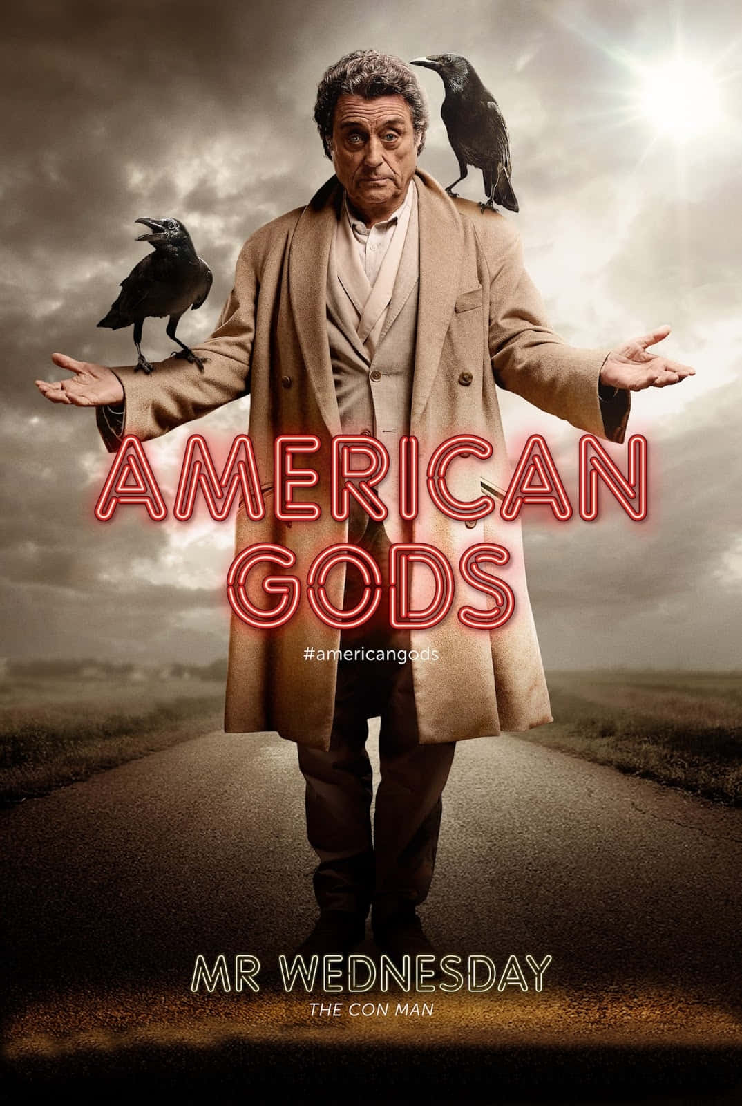 "Discover the mystical stories of American Gods"