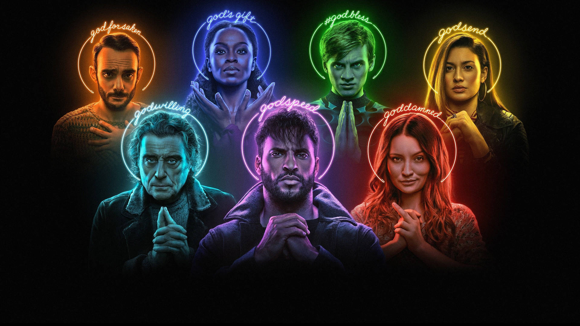 American Gods Season Three Cast Wallpaper