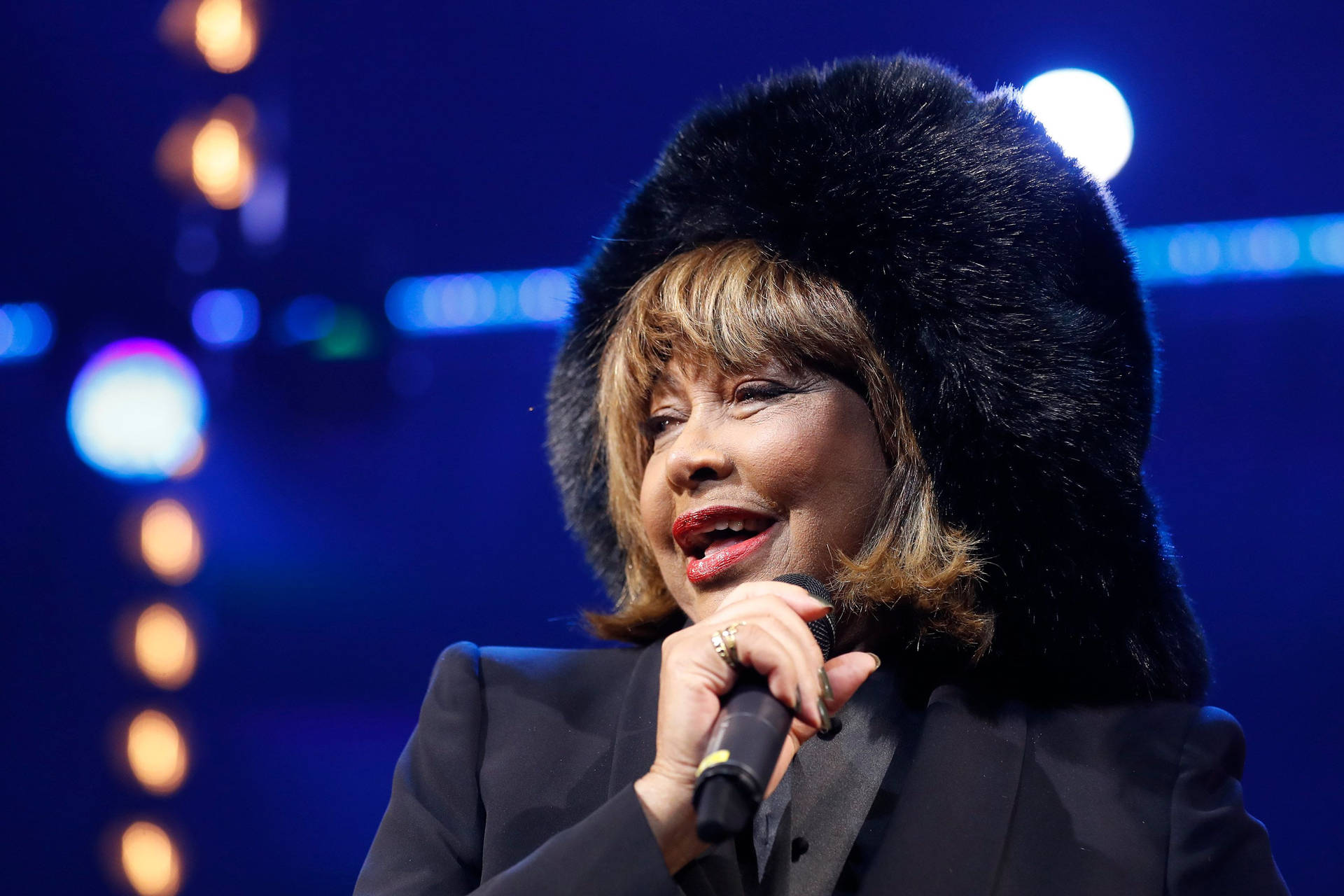 Amerikansk ikon Tina Turner milepæl fejrings tapet Wallpaper