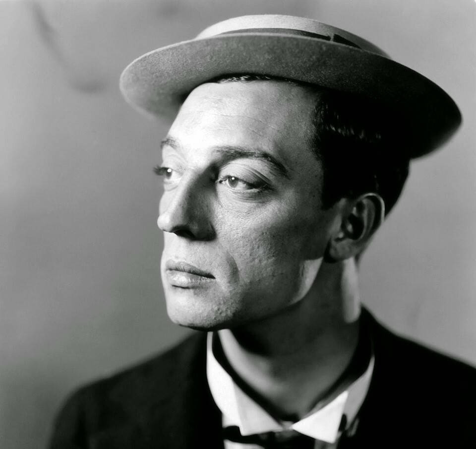 Amerikanskalegenden Buster Keatons Hatt. Wallpaper