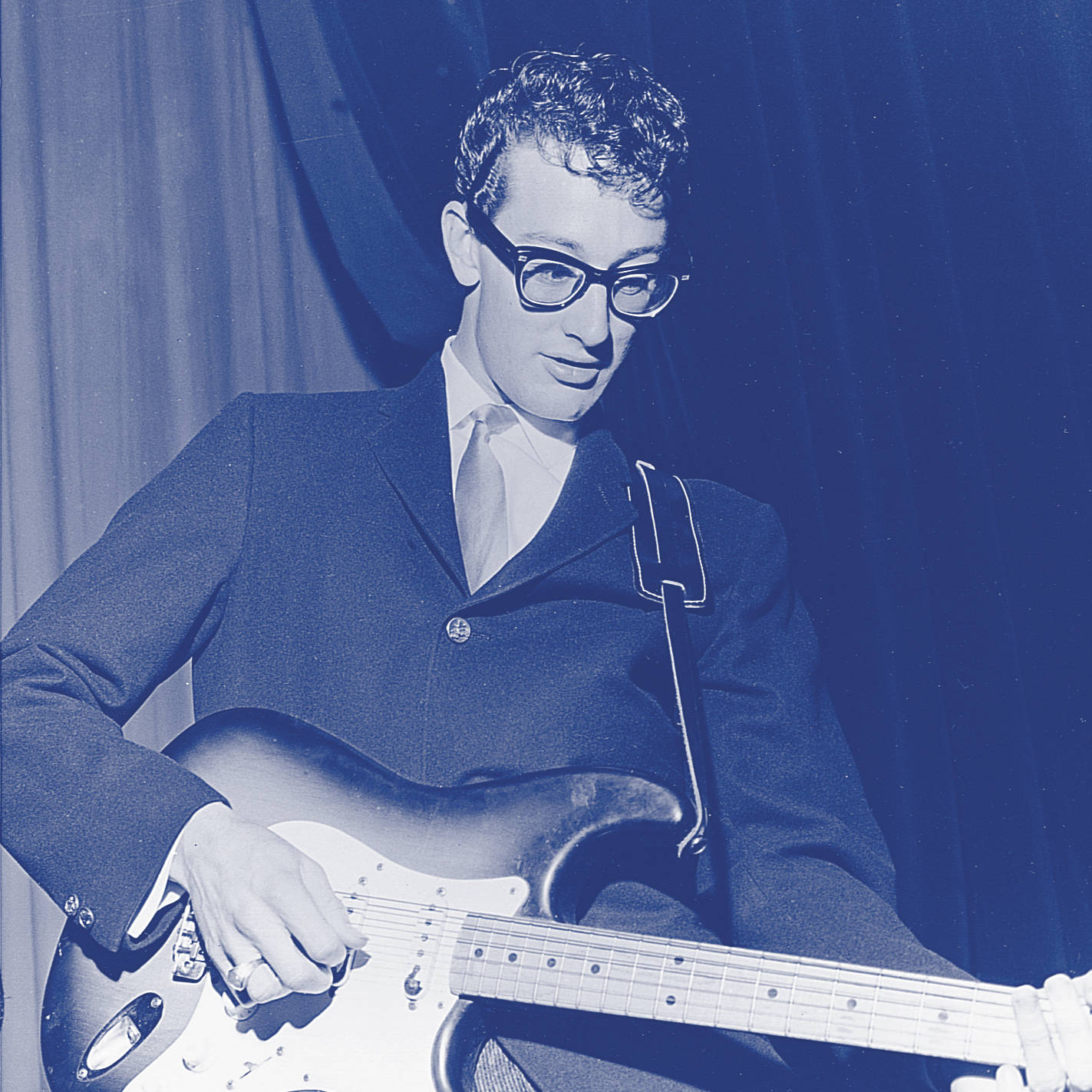 American Male Artist Buddy Holly And The Crickets Wallpaper