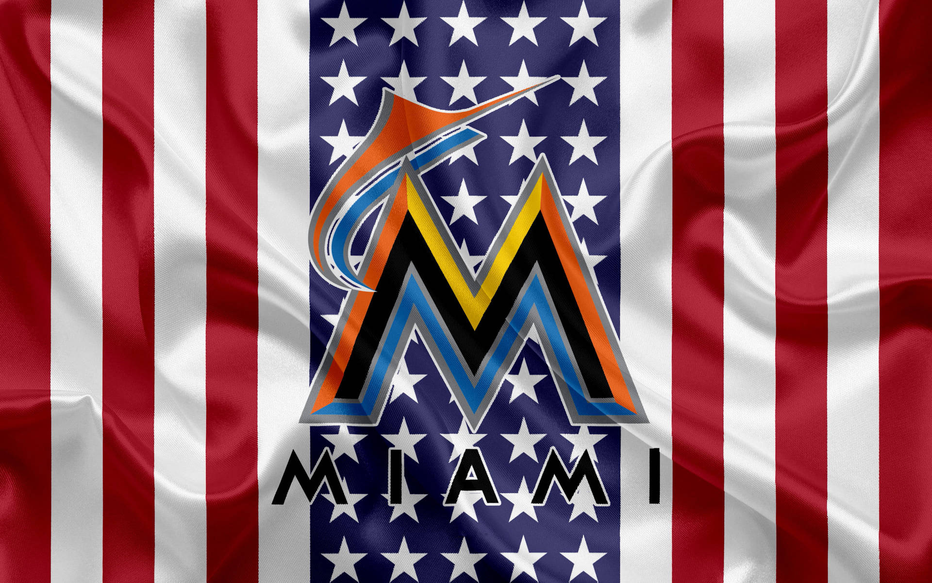 American Miami Marlins Flag