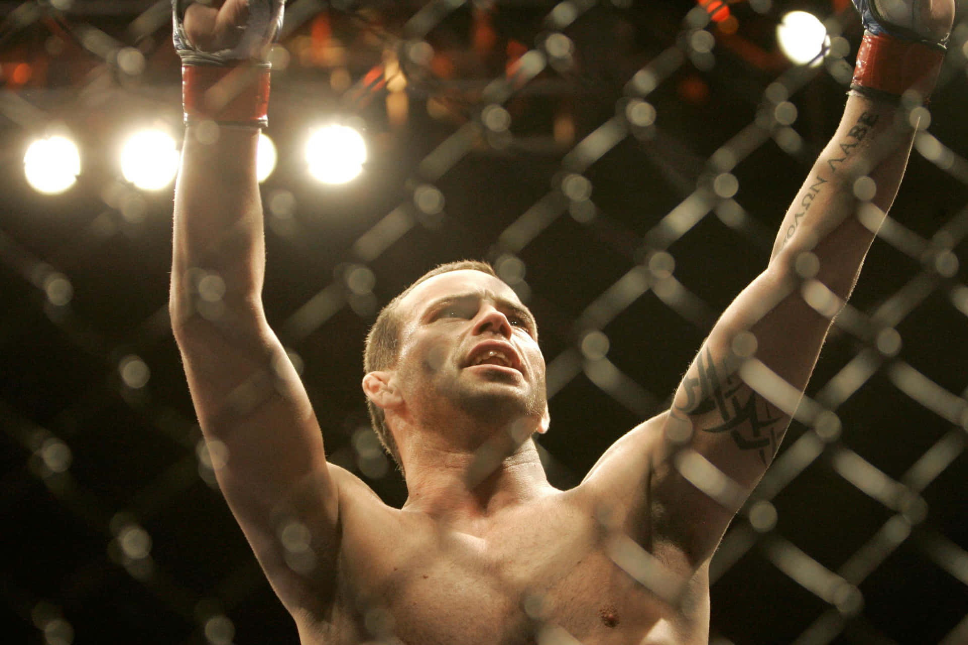 American MMA Jens Pulver Inside The Ring Wallpaper