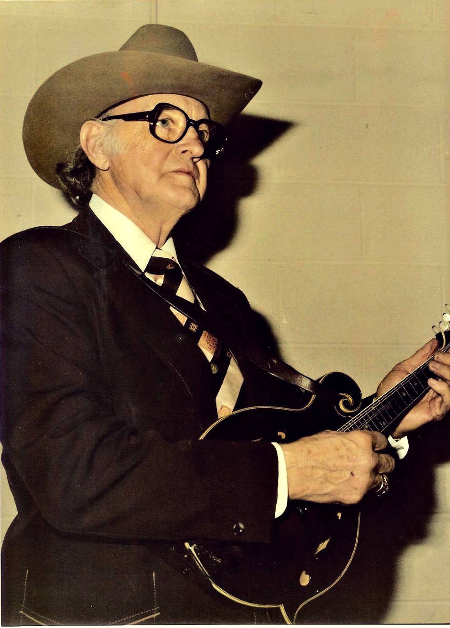 American Musician Bill Monroe Vintage Portrait Wallpaper