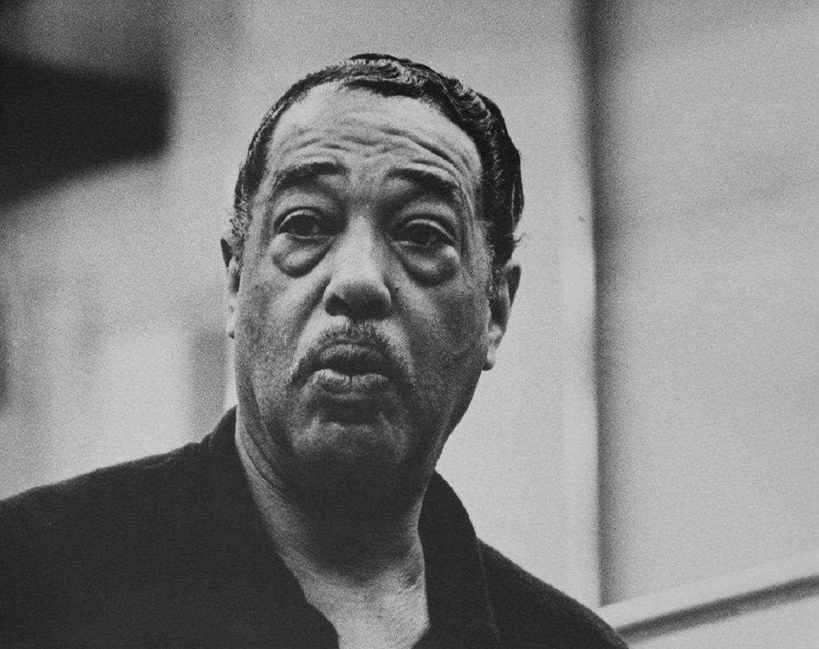 Iconic Duke Ellington engrossed in a rehearsal, 1964. Wallpaper