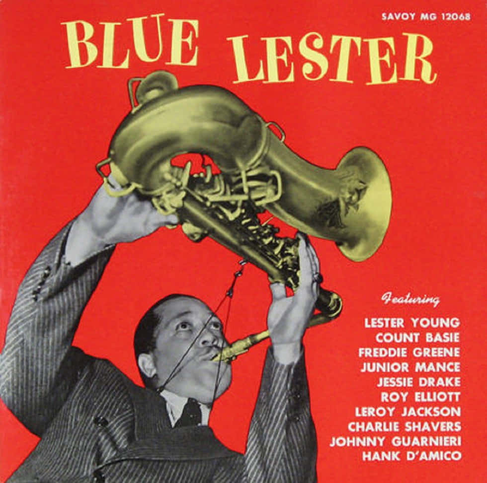 American Musician Lester Young In Blue Lester Wallpaper