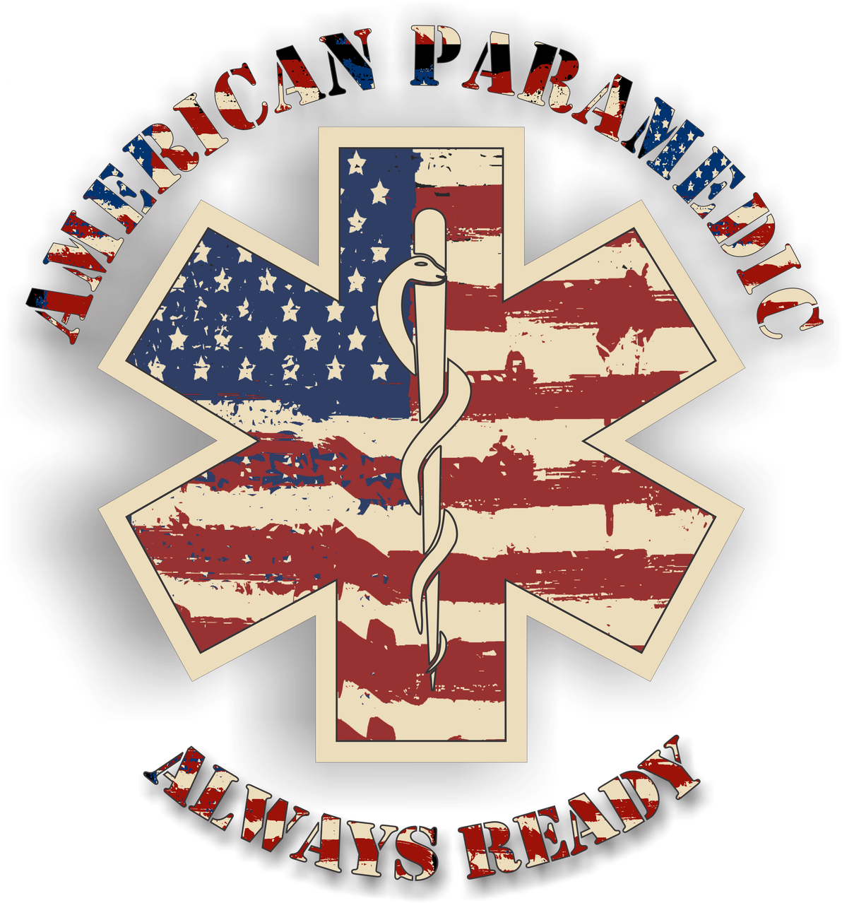 American Paramedic Emblem PNG